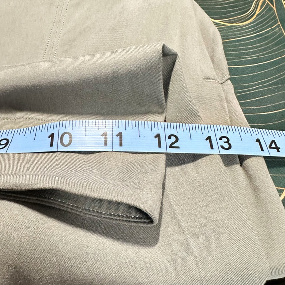 Lululemon Metropolis Maven High Rise Crop Pants Wide Leg Grey Sage Women 6 - Picture 8 of 11